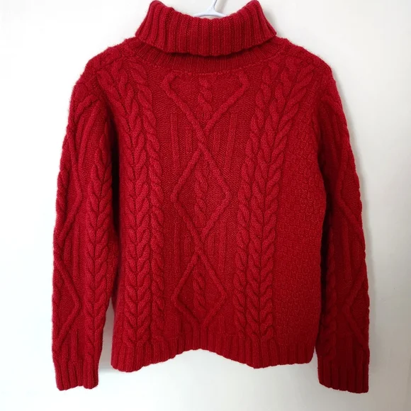 Aran Mor Turtleneck Cableknit Sweater - Picture 3 of 8